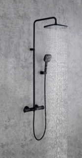 Душевая стойка Milleau Double H MLHi223PDD-MB черный