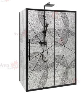 Душевой уголок AvaCan FB 160-180+ SB 90 чёрный