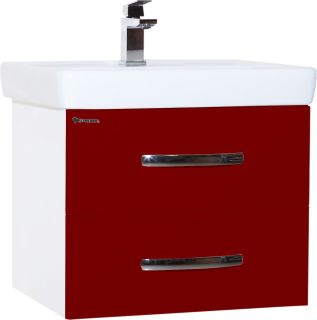 Тумба под раковину Bellezza Рокко 70см красный 00000010158