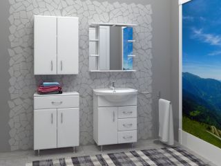 Шкаф Stella Polar Концепт 48см белый SP-00000139