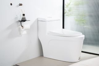 Держатель туалетной бумаги Gappo G30703-6 с полочкой чёрный