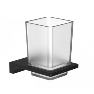 Стакан для зубных щеток с держателем Wonzon & Woghand Eclipse WW-9121-BL чёрный