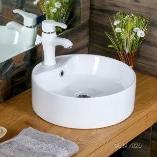 Накладная раковина Melana 7026-805 46см белый