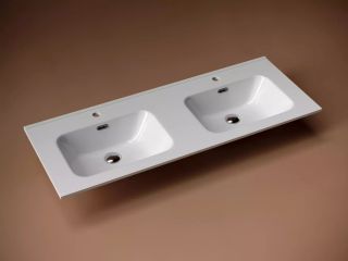 Мебельная раковина Ceramica Nova Element CN7004 двойная 121см белый