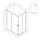 Душевой уголок AM.PM Gem 120x80 W90G-404-120280-MT профиль Хром матовый стекло прозрачное