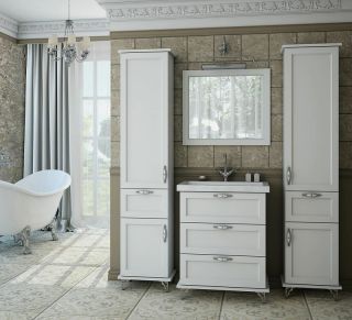 Пенал напольный Эстет Bali Classic ФР-00002157 Л 42см белый