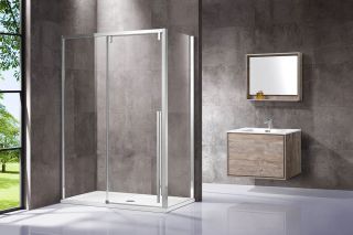 Душевой уголок Vincea Lugano VSR-1L1014CL-1 140 x 100 см