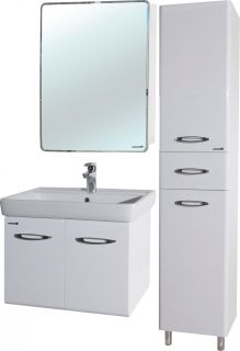 Зеркало-шкаф Bellezza Джела 60см левый белый 00000006145