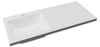 Раковина над стиральной машиной Madera Kamilla правая 110см белый 4627173210034