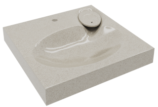 Раковина над стиральной машиной Stella Polar Миро 60см бежевый SP-00000700