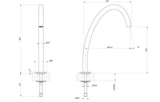 Излив Gessi Origini 66025.031 хром