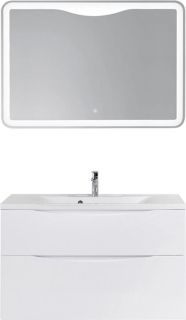 Тумба под раковину BelBagno Marino 100см Bianco Lucido MARINO-H60-1000-2C-SO-BL-P