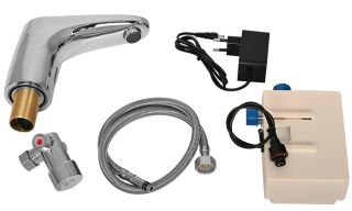 Сенсорный смеситель для раковины Raiber RSF88121 хром