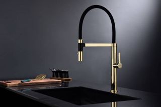 Смеситель для кухни Paulmark Leader Le214101-G золото