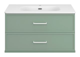 Подвесная тумба под раковину Brevita Verde 90 УТ000026839 зеленый