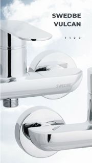 Смеситель для душа Swedbe Vulcan 1120 хром