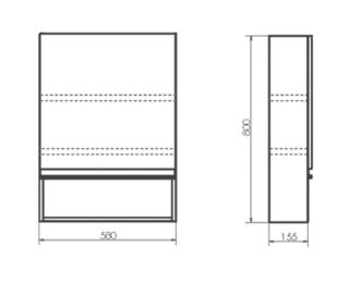 Comforty Зеркало Эдинбург-60 00-00002043