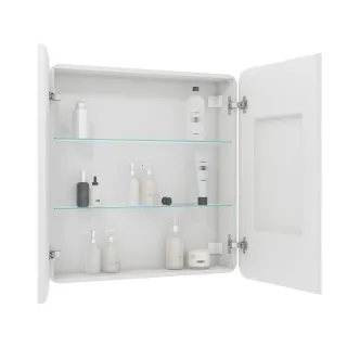 Зеркало-шкаф Reflexion Circle 80 RF2110SR с подсветкой 80х80