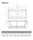 Акриловая ванна Relisan Sabrina 170x70 Гл000024804 без гидромассажа