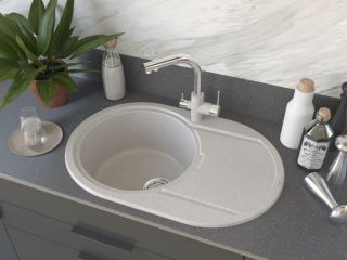 Мойка кухонная Paulmark Fittich PM317650-GR серый