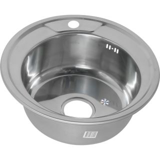 Мойка 490P Melana 0,6/160 хром с сифоном (246*12)