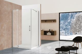 Душевой уголок Vincea Extra VSR-1E101180CL 100/110 x 80 см