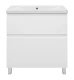 Напольная тумба под раковину Misty Лаки 80 см П-Лак-01080-0112Я белый