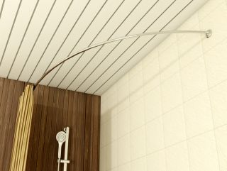 Карниз для ванны Relisan Tugatty Adara 160х100 Гл000015199 Хром