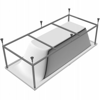 Каркас для ванны Vayer Boomerang 160x70 Гл000013025 Серый