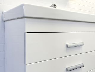 Тумба с раковиной Comforty Никосия 00-00011162 80 см белый