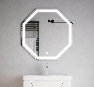 Зеркало с подсветкой Corozo Каре 70см SD-00000853