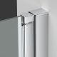 Душевая дверь Vincea Alpha 70 VDP-3AL700MT профиль Хром стекло текстурное
