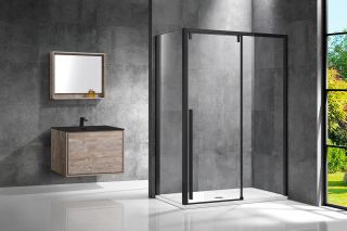 Душевой уголок Vincea Lugano VSR-1L8013CLB-1 130 x 80 см