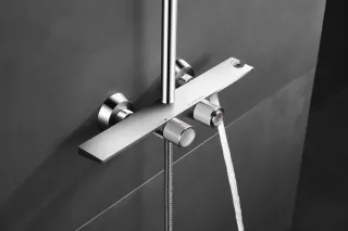 Душевая стойка Milleau TIRA MLHA223PDD-CR хром глянец