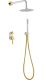 Душевая система Boheme Uno 464-2-WG белый/золото