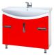 Тумба под раковину Bellezza Лагуна 105см красный 00000001371