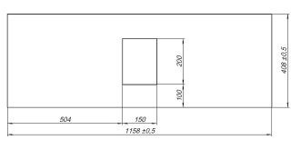 Столешница под раковину Allen Brau Priority 120 1.31012.B-S Бежевый структ