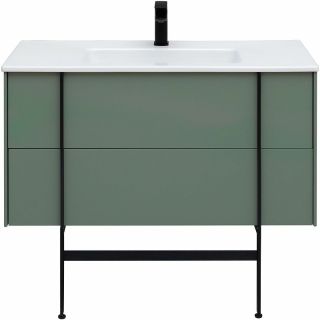 Тумба под раковину Allen Brau Reality 100 1.32007.CGM подвесная Олива матовая