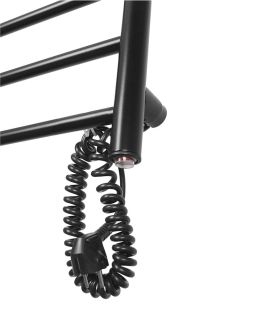 Полотенцесушитель электрический Domoterm Аврора DMT 109-5 50x71 EK R чёрный