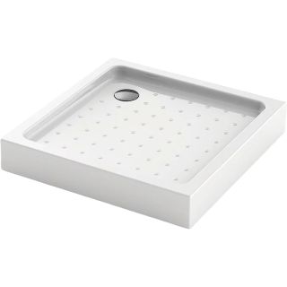 Душевой поддон квадратный Veconi Tezeo Acrylic TZ-52, 1000x1000x150, акрил, белый
