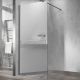 Душевая перегородка Vincea Walk-In 90 VSW-1H900MRGM профиль Вороненая сталь стекло зеркальное