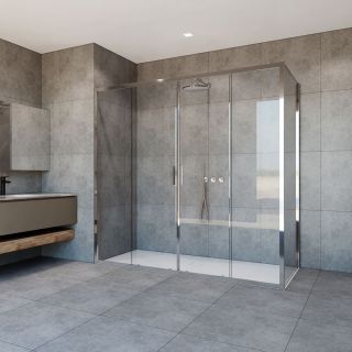 Душевой уголок Vincea Garda VSR-1G28020CL 200x80 см