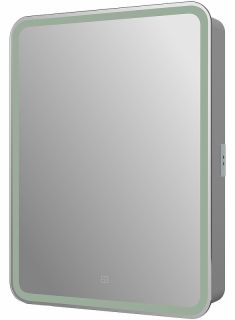 Зеркальный шкаф с подсветкой Misty Элиот 60см левый белый