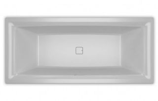 Акриловая ванна Riho Still Square Fall B100032005 заполнение через перелив 170х75см белый