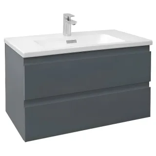 Тумба под раковину Jacob Delafon Madeleine EB2053-J54 80 см серный матовый лак