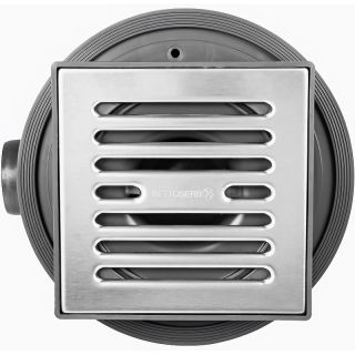 Трап с мульти-сифоном BETTOSERB 14702509 Superior Quadro 15х15 горизонтальный выпуск