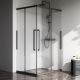 Душевой уголок AM.PM Func W84G-403-12090-BТ 120х90 профиль Черный матовый стекло прозрачное