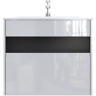 Тумба под раковину Am.Pm Func 80 M8FFUX0801WG подвесная Белая глянцевая