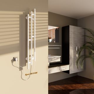 Электрический полотенцесушитель Altasan Бриз Бриз12017БМ Белый матовый 120х17