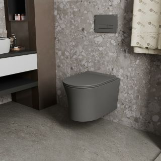 Комплект унитаза с инсталляцией Point Вега 886914GBO1+PN41711GM с сиденьем Микролифт